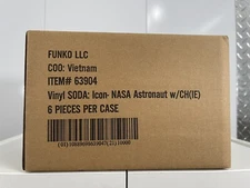 FUNKO SODA! NASA ASTRONAUT SEALED CASE OF 6 INCLUDES CHASE INTERNATIONAL EDITION