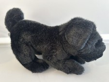 Animal Alley Toys R Us Pug Plush Dog Puppy Black Carlin Stuffed Toy Realistic