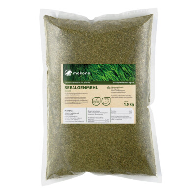 Makana Seealgenmehl Granulat Seealge Seealgen 1,5 kg Pferd