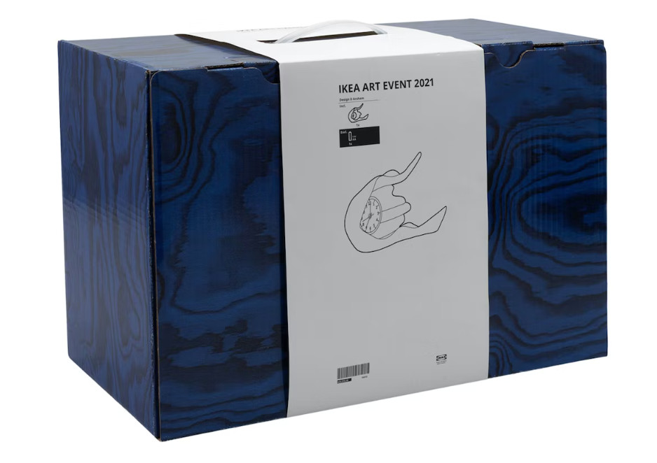 Daniel Arsham x IKEA Art Event 2021 Clock White LIMITED IN HAND