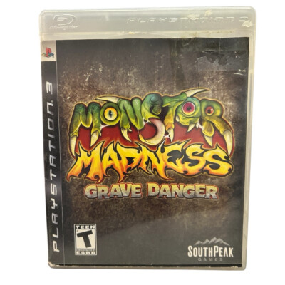 Monster Madness Grave Danger Playstation 3 PS3 game Sony Rated T 2008