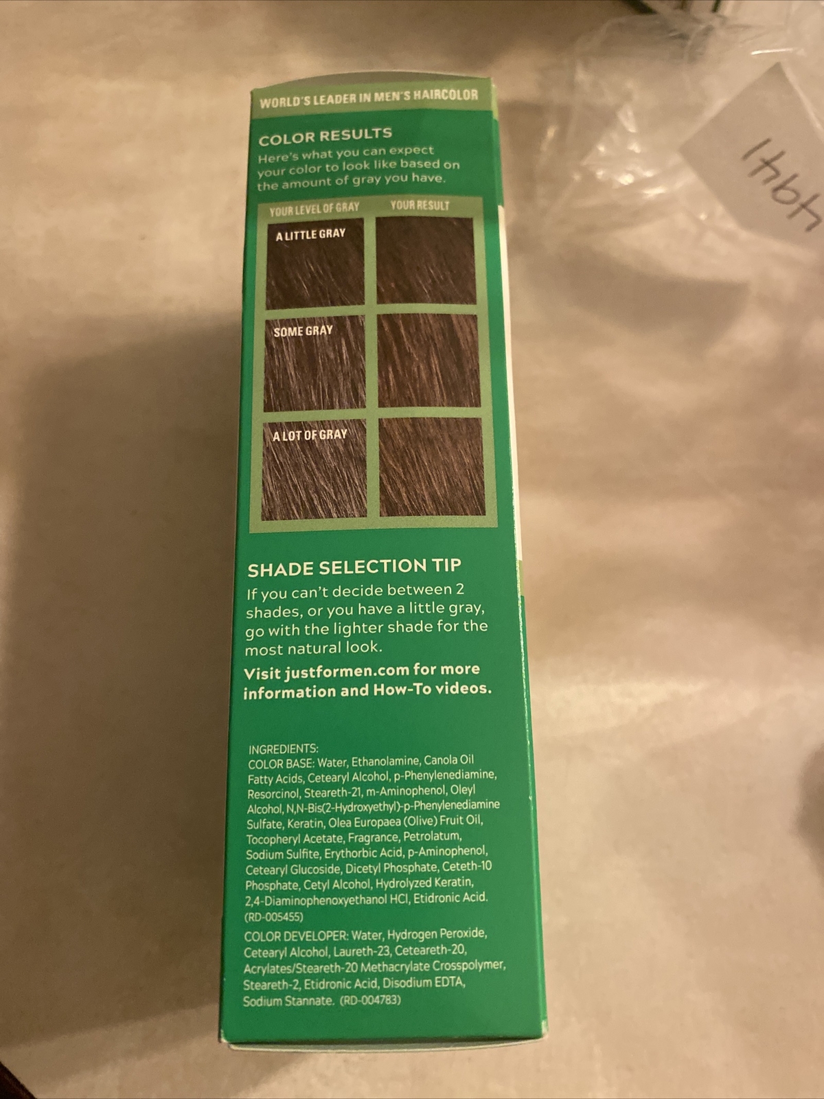 Just for Men Shampoo-In Hair Color H-40 Medium Dark Brown Restore Original 4941
