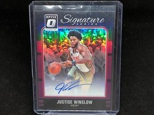 JUSTISE WINSLOW 2016-17 PANINI DONRUSS OPTIC SIG SERIES PURPLE PRIZM AUTO # 44