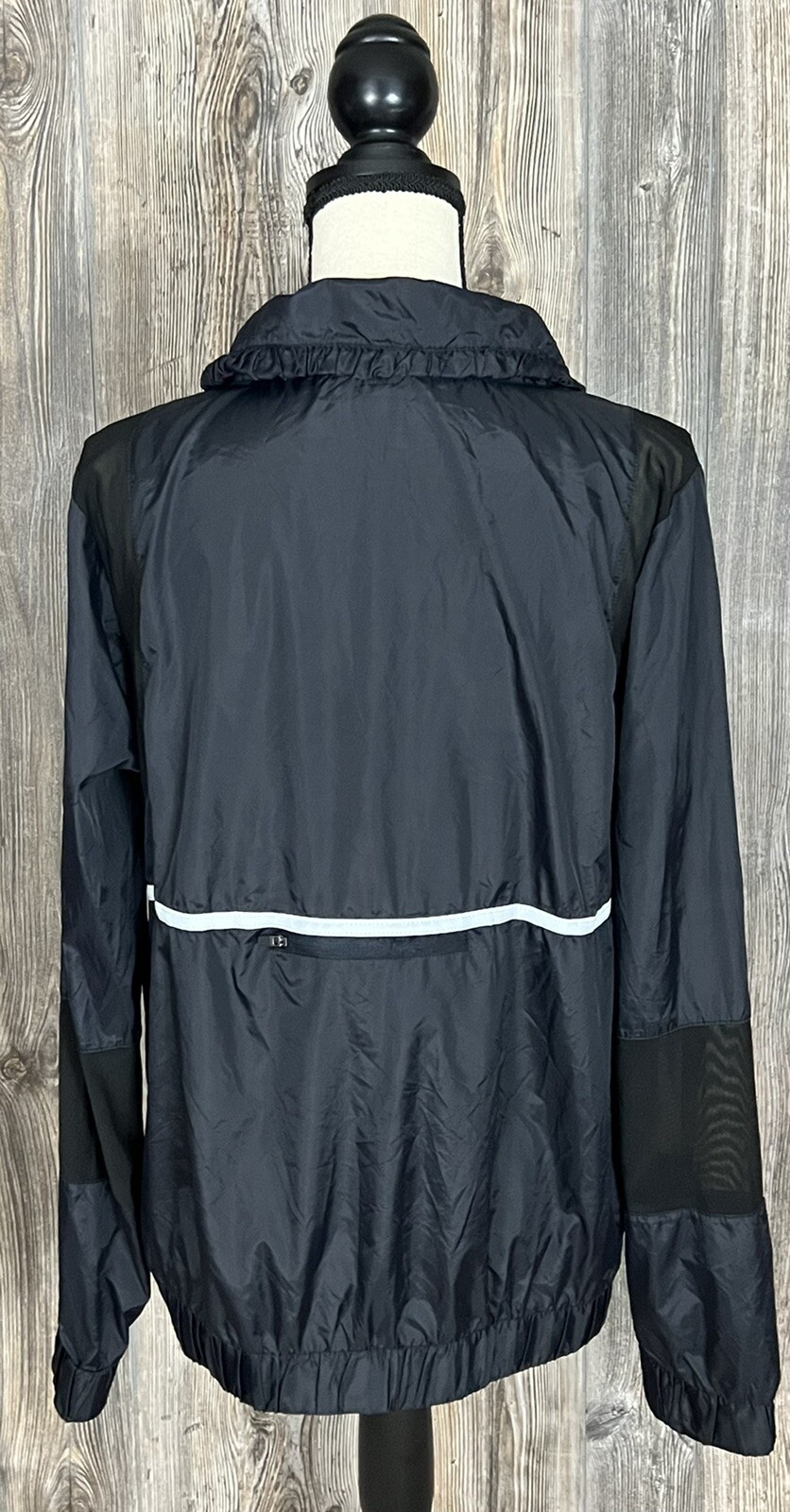 Fabletics Athletic Jacket Black, Full Zip, Mock N… - image 7