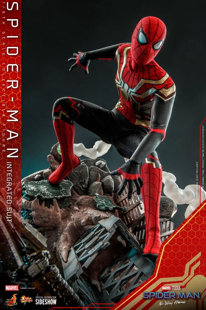 SPIDER-MAN INTEGRATED SUIT MMS623 No Way Home Figurine 1:6 Marvel