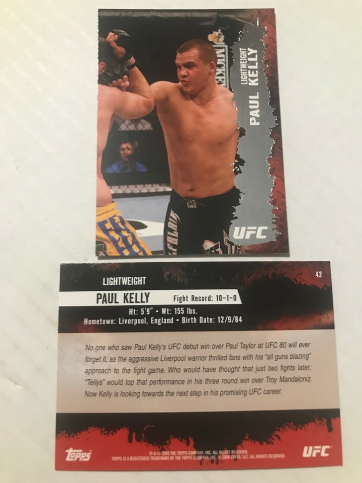 Carte Sportive 2009 Topps UFC Round 2 Jon Jones Rookie #101 - Notée PSA 9 (COMME NEUF), Carte Début UFC