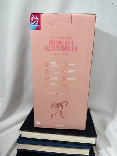 Barbie X Stanley Vaso Just Peachy 40 OZ Apagador Nuevo - Imagen 2 de 2
