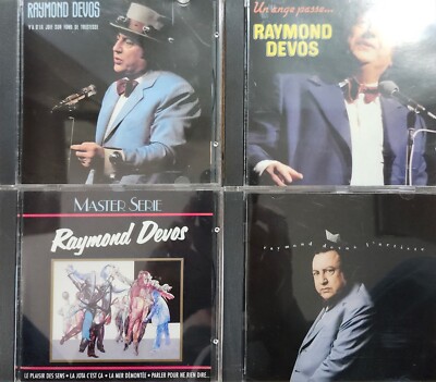 Lot 4 Raymond Devos CD's CDs French Humorist Entertainer cc