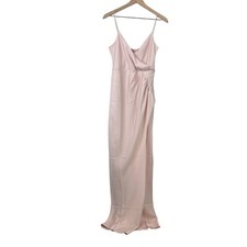 NWT Anthropologie BHLDN Freya Satin Charmeuse Blush Pink Dress Women’s Sz 2