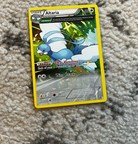 Altaria Pokemon Card Reverse Holo Rare 74/108 Roaring Skies NM (H890)