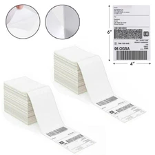 4x6 Fanfold Direct Shipping Thermal Labels Mailing Address Label for Zebra Rollo