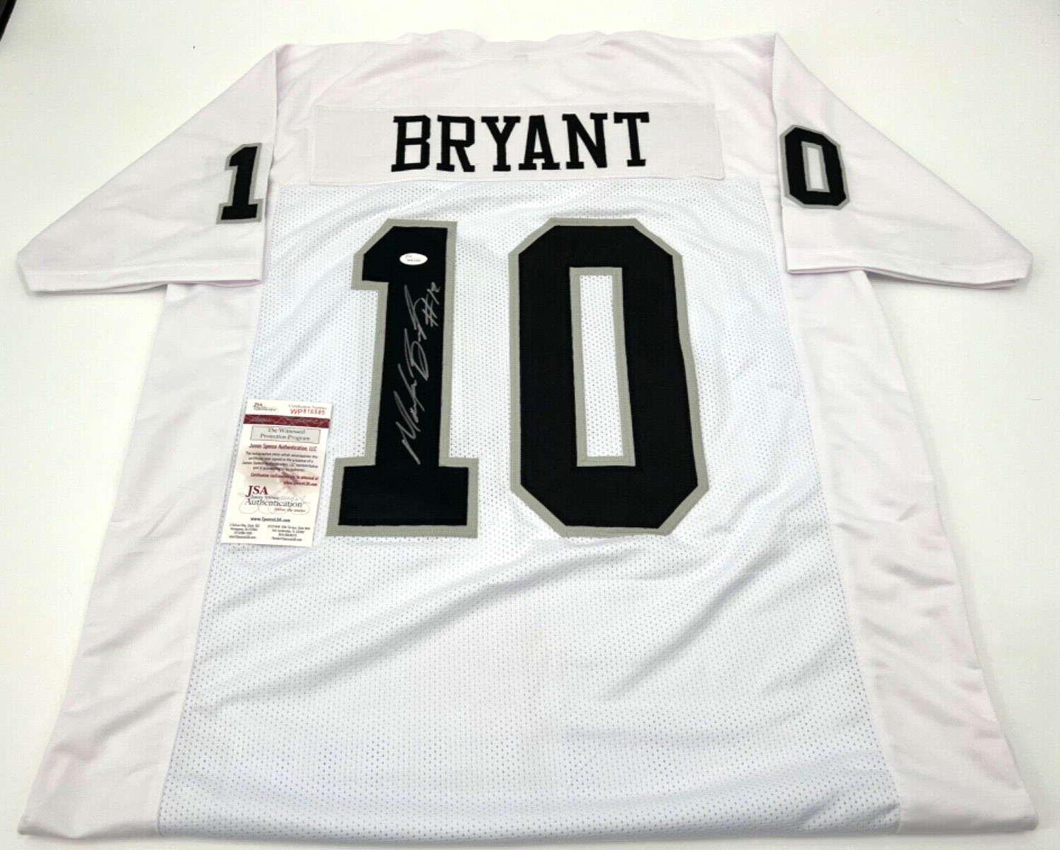 Martavis Bryant Autographed Signed Oakland Raiders OAKLAN RAIDERS CUSTOM WHITE JERSEY JSA WITNESS COA 