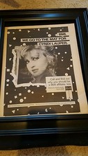 Cyndi Lauper BMI Rare Original Promo Poster Ad Framed!