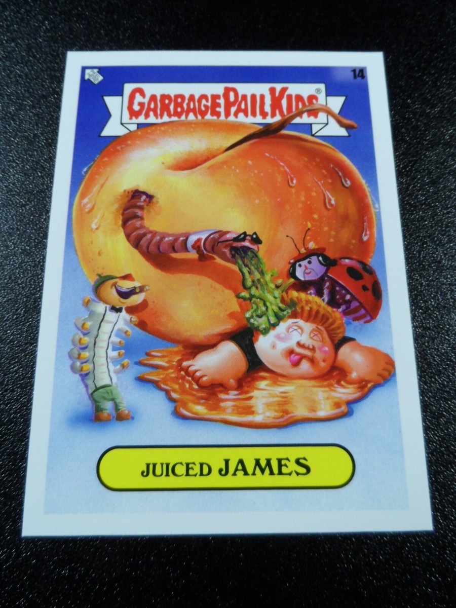 Juiced James #14 Gross Adaptations Garbage Pail Kids Card