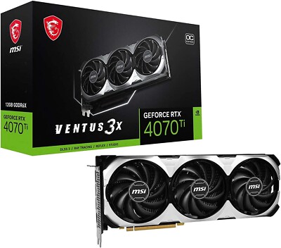 [ジャンク] MSI RTX 4070 Ti VENTUS 3X 12G OC MSI GeForce RTX 4070 Ti VENTUS 3X 12G OC Graphic board OC model