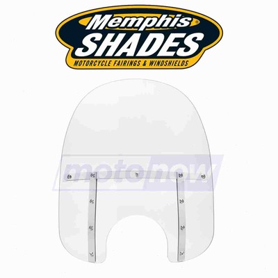Memphis Shades Memphis Fats Windshield (7in. Cutout) for 2007-2012 Harley ss