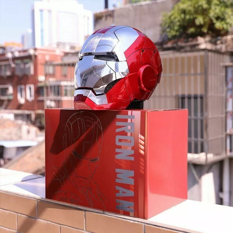 Iron Man Helmet MK5 1/1 Voice-controlled Transform Prop Wearable Birthday Gift | eBay