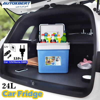 XUKEY 25QT 24L Portable Fridge Freezer Cooler Camping Car Home Refrigerator 12V24/110V