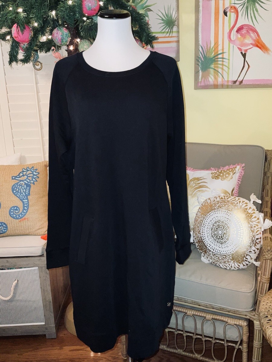 long sleeve cotton dress with pockets Long button cotton dress for woman | Long sleeves over size dress with pockets | Classic black/Blue modest A shape dress