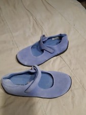 Lands End Blue Mary Jane Shoes Youth 3M 012724 I289T14