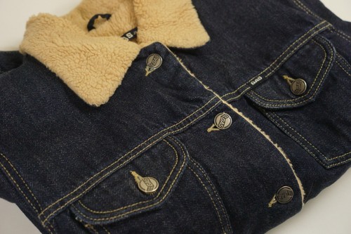Women GAS Denim Jacket Sherpa Lined Cotton Blue M IT42 F38 US8 GB10 VAP576 - Picture 7 of 8