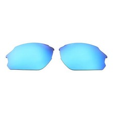 Walleva Ice Blue Polarized Replacement Lenses For Smith Optics Parallel D-Max