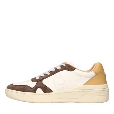 WALKER 01 TUMBLED LEATHER/COW SUEDE Sneaker LIU JO Uomo Bianco AMT019_LIUJ