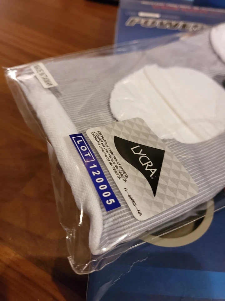 Size MEDIUM Advanced LP Support Performance LYCRA White Power Sleeve FREE SHIP - Image 4 of 4