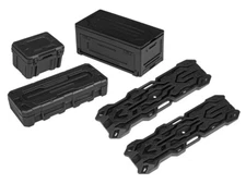 PLASTIC STORAGE BOX SET W. ESCAPE RAMP BROAD FOR 1/10 RC AXIAL SCX10 TRX-4 TRX-6