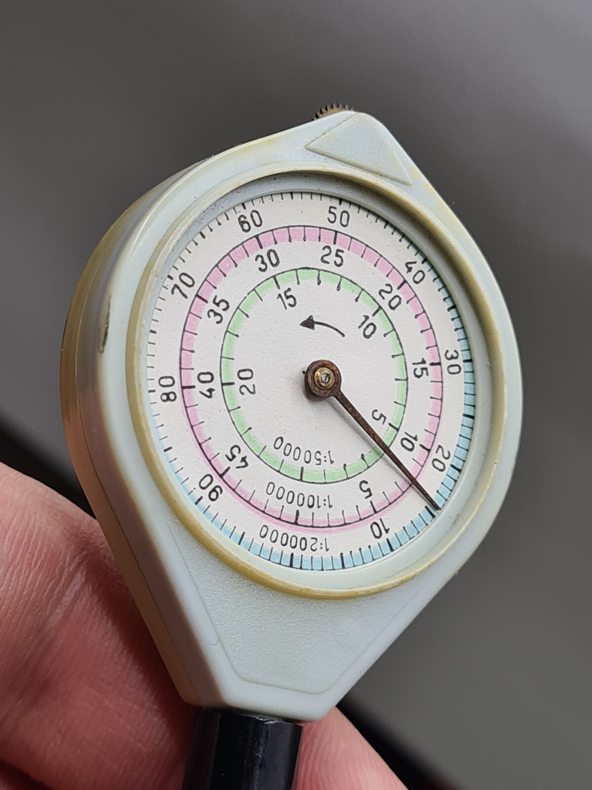 Vintage Mechanical Curvimeter Map Measurer Measuring Instrument DDR ...
