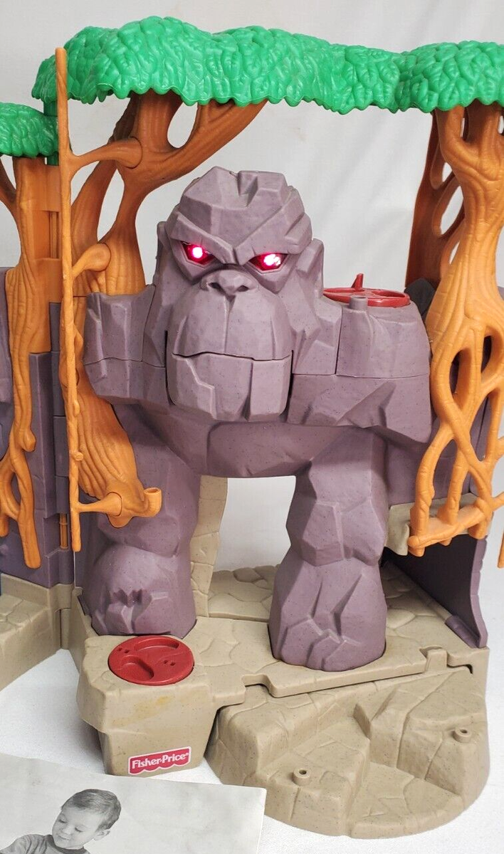Fisher Price Imaginext GORILLA MOUNTAIN Jungle Playset #L5105 w