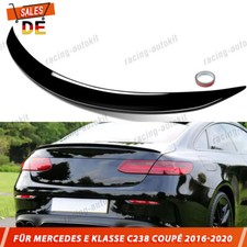 Heckspoiler Lippe Schwarz Glanz Sport f&uuml;r Mercedes E Klasse C238 Coupe 2016+