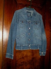 MAURICES STRETCH JEAN JACKET SZ M 0319