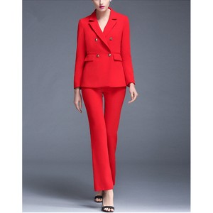 red office uniform designs for women business suits formal double