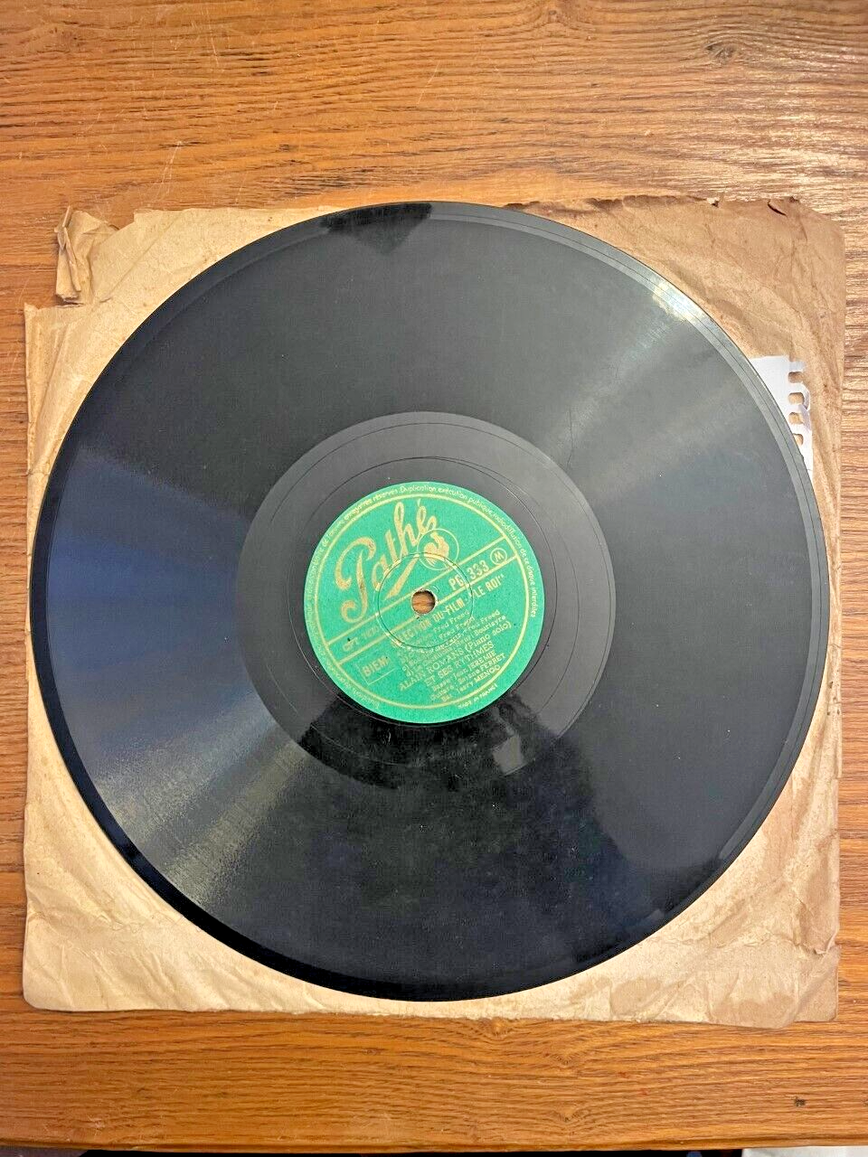 VINTAGE VINYL RECORDS ALAIN ROMANS ET SES RYTHMS PIANO FOXTROT FRANCE-image