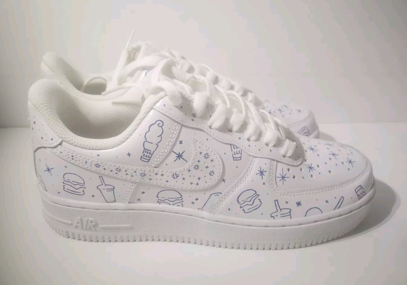 NEW NIKE AIR FORCE 1 '07 AF1 DQ CUSTOM 7 W US image 3