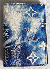 Louis VUITTON Bandana blau Kartenhalter,  Geldbörse