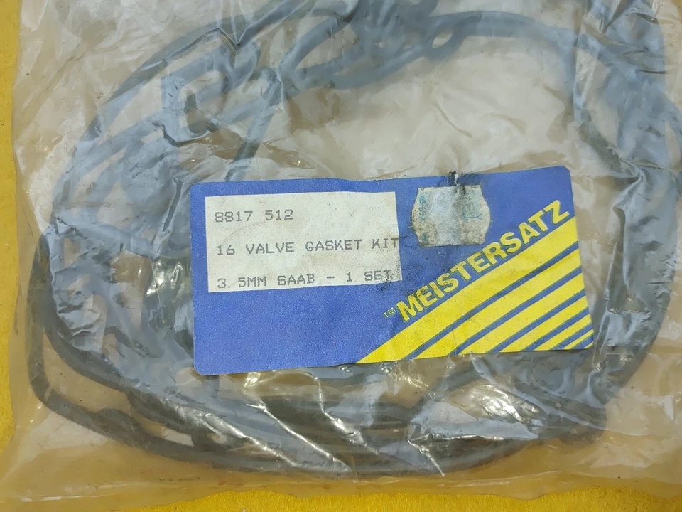 Vintage NOS Saab 8817512 16 Valve Cover Gasket 1984-1998 Saab 900 9000 - Image 3 of 4