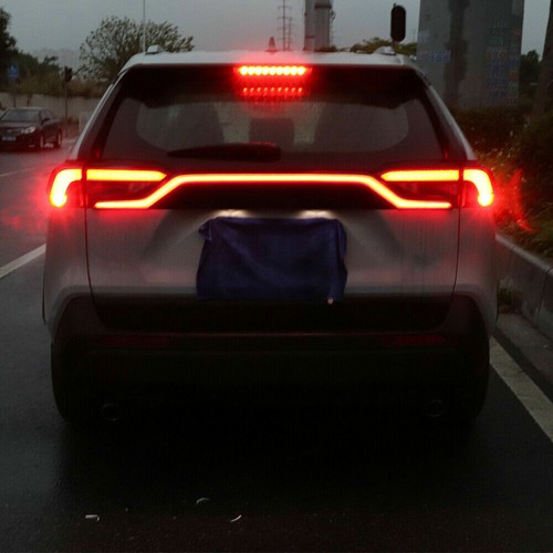 LED Rear Bumper Brake Tail Light Dynamic Turn Signal For Toyota RAV4 2019-2022 - Picture 3 of 9