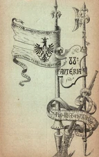 WW1 WWI - 88° Reggimento Fanteria - NV 