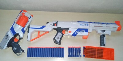 NERF N-Strike Elite Retaliator und  Strongarm mit 39 Pfeilen 