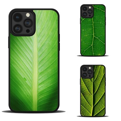 Green leaf texture pattern Shockproof For Apple iPhone Samsung Galaxy S24