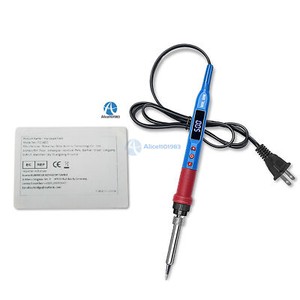 80W Electric Soldering Iron Tool Adjustable Temperature LED Digital Display