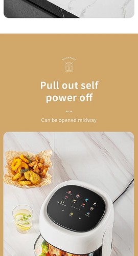 Large Smart Air Fryer - Convection Oven for Oil-Free Frying, Healthy Cooking - Picture 21 of 25