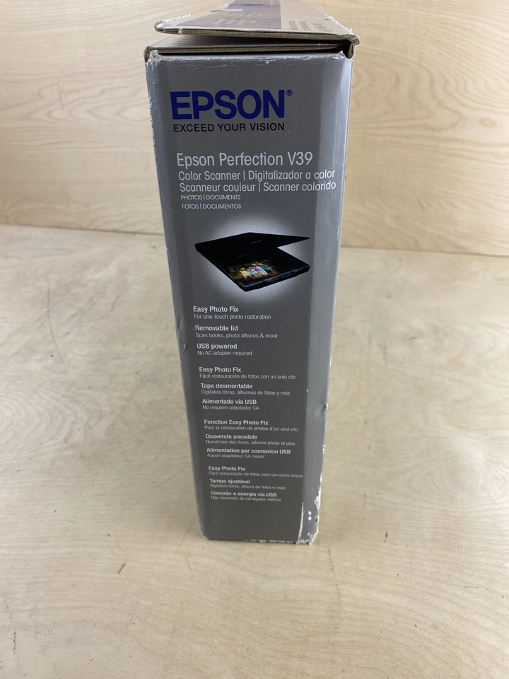 Epson Perfection V39 Color Photo & Document Scanner W/ Scan-to-cloud Brand New - Image 4 of 4