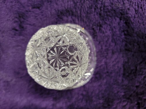 Vintage Fenton Daisy Button Clear Glass Top Hat Glassware - Picture 5 of 10