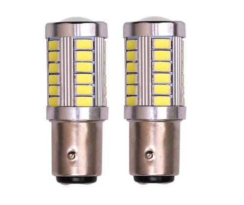 2x 1157 BAY15D DC 12V LED 33 SMD 5630 Auto Brems Rück Standlicht White KFZ - Bild 7 von 8