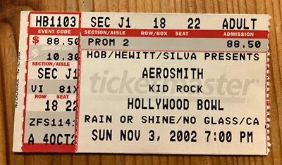 8/4/93 AEROSMITH CONCERT TICKET STUB-STEVEN TYLER | eBay