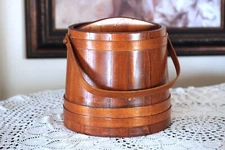 Geo. Bent Co. Gardner Mass. No. 170 Sewing, Firkin, Sugar Bucket