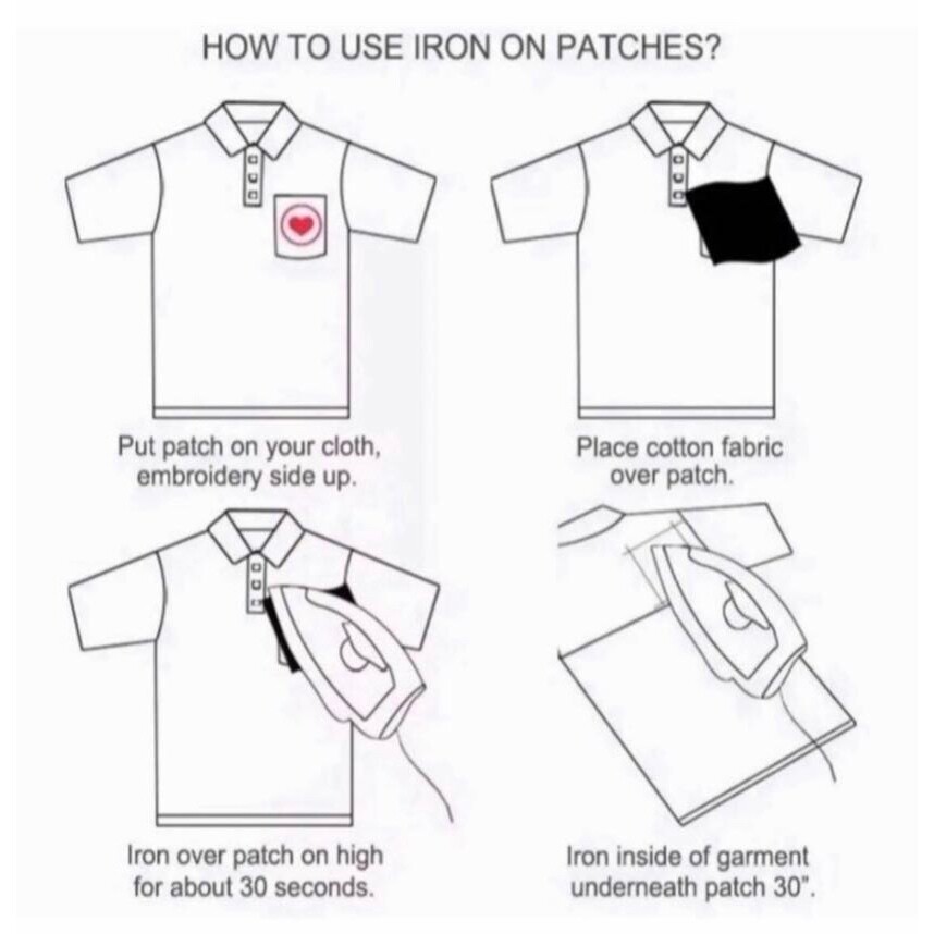 iron on patch:Three flying Mushroom